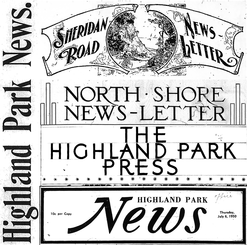 Highland Park Newspaper Index 1941 - 1945 photo